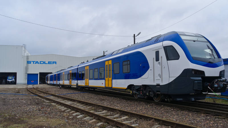 Archive image of said Stadler train.